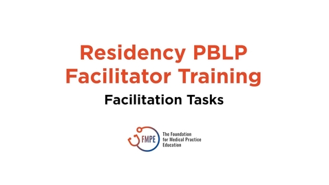 Thumbnail for entry Residency PBLP Facilitator Training - Video 2 of 3