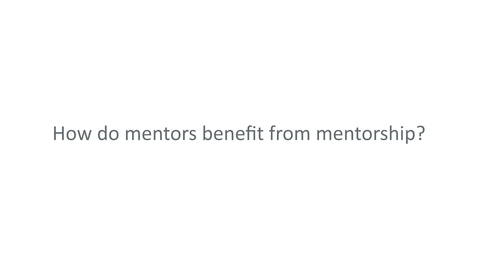 Thumbnail for What Is Mentorship?