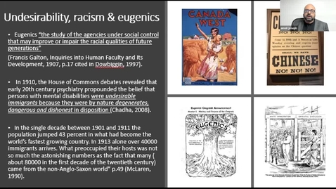 Thumbnail for entry Bridging the Gap: Confronting and Resisting Racism in Mental Health | Dr. Ameil Joseph | February 17, 2022