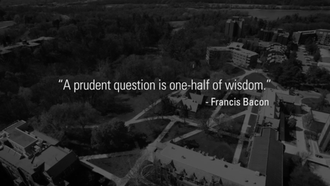 Thumbnail for Asking Questions is the Foundation of Learning
