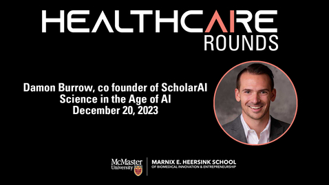 Thumbnail for AI in Healthcare Rounds with Damon Burrow - December 20, 2023