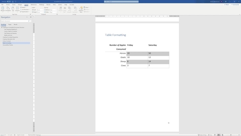 Thumbnail for 06 Accessible Word Document - Tables in Word.mp4