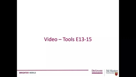 Thumbnail for Video - E13-15