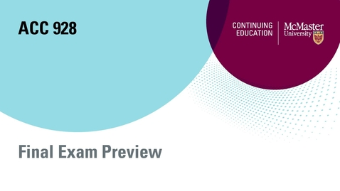 Thumbnail for Final Exam Preview, OSS, 2023.mp4