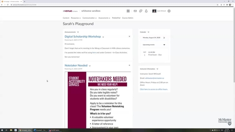 Thumbnail for How to Use Announcements in Avenue to Learn