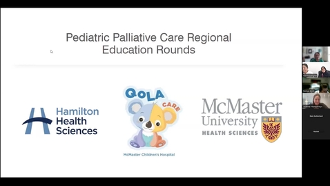 Thumbnail for Pediatric Palliative Care for Mississauga-Halton: A New Model | Jun 12th, 2025 | Gurjit Sangha and Dr.Atiqa Malik