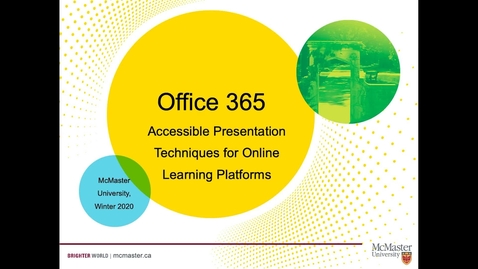 Thumbnail for 01 - Accessible Presentation Techniques for Online Learning Platforms.mp4