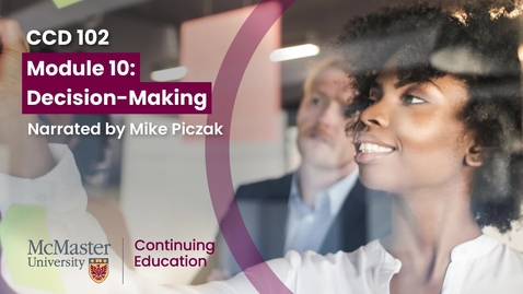 Thumbnail for Module 10 - Decision-Making