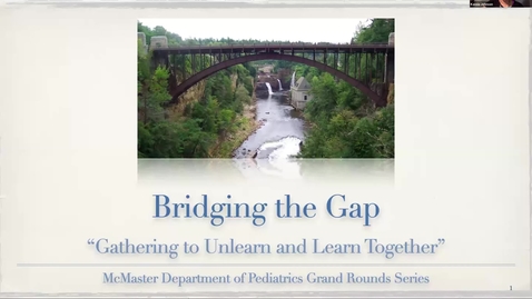 Thumbnail for entry Bridging the Gap (5/6): Hospitality and Allyship in Clinical Care and Medical Education | April 29, 2021