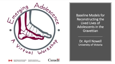 Thumbnail for entry Baseline Models for Reconstructions the Lived Lives of Adolescents in the Gravettian, by Dr. April Nowell