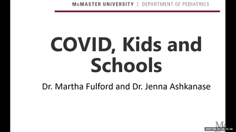 Thumbnail for entry Kids, COVID &amp; Schools?! | September 23, 2021