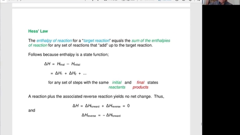 Thumbnail for entry Thermochemistry 2