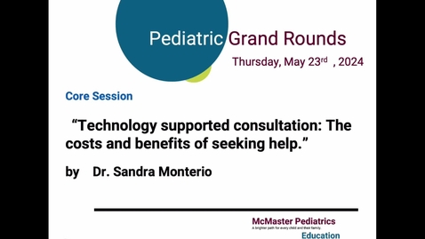 Thumbnail for entry Technology supported consultation: The costs and benefits of seeking help | Dr. Sandra Monteiro | May 23, 2024