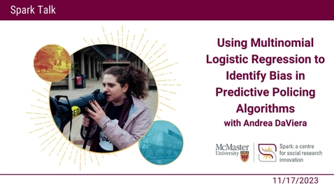 Thumbnail for Identifying racism in predictive policing with Andrea DaViera