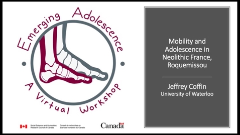 Thumbnail for entry Mobility and Adolescence in Neolithic France, Roquemissou, by Jeffrey Coffin