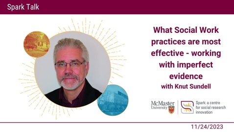 Thumbnail for entry How can practitioners assess the value of social work interventions? with Knut Sundell