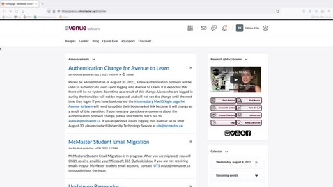 Thumbnail for Avenue Training - Course Shell Overview + Classlist