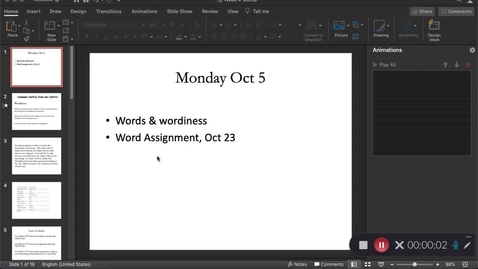 Thumbnail for Hum 1VV3 Lecture October 5