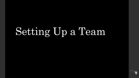 Thumbnail for Setting Up a Team in MS Teams