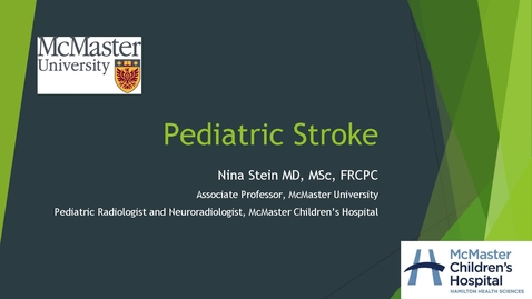 Thumbnail for Stroke lecture