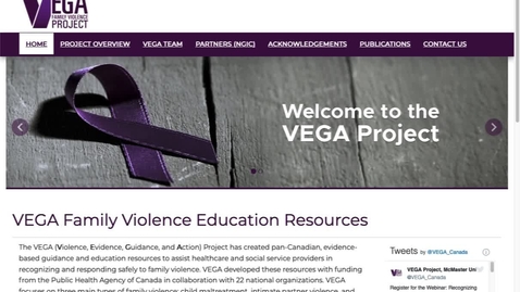 Thumbnail for The VEGA website in under 5 Minutes