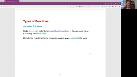 Thumbnail for Types of Reactions 1