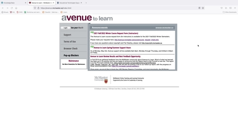 Thumbnail for Avenue Support and Resources