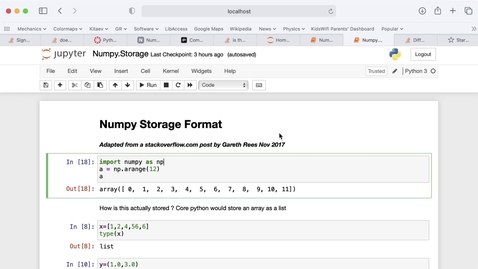 Thumbnail for Numpy 2 : Storage