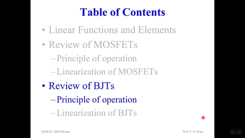 Thumbnail for V00_04_Linearization of BJTs_Part1
