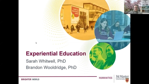 Thumbnail for Experiential Education Workshop - Faculty of Humanities 