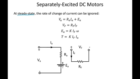 Thumbnail for entry 10_DC Motor Excitation Types1_Part2