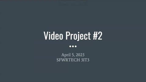 Thumbnail for SFWRTECH Video Project #2 - Group 8