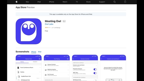 Thumbnail for entry Meeting Owl Pro: Meeting Owl App Overview