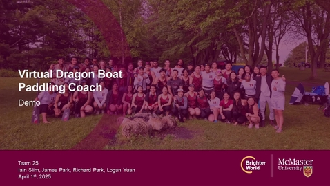 Thumbnail for Virtual Dragon Boat Coach - Integrated Biomedical Engineering and Health Sciences (iBioMed)