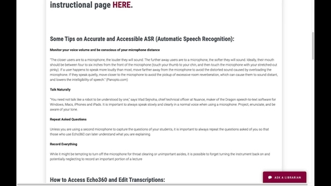Thumbnail for 03 - Accessible Presentation Techniques for Online Learning Platforms - Speech Recognition.mp4