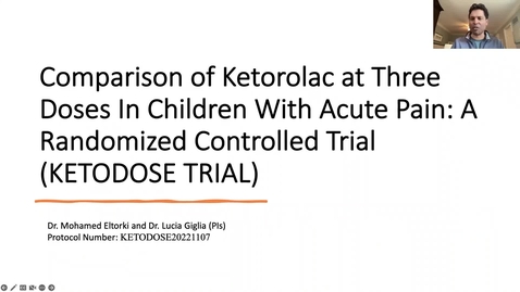 Thumbnail for KETODOSE Trial Protocol Version 1.0 | Dr. Mohamed Eltorki | March 28, 2023