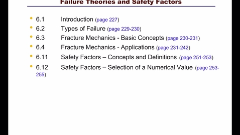 Thumbnail for Ch06 - Failure Theory