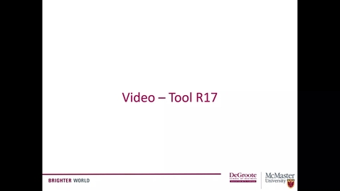 Thumbnail for Video - R17