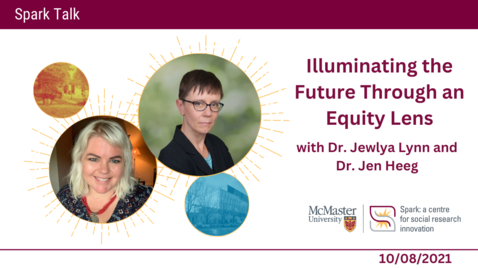 Thumbnail for entry Illuminating the Future Through an Equity Lens with Dr. Jewlya Lynn and Dr. Jen Heeg – Spark Talks
