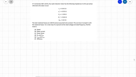 Thumbnail for 24_Tutorial_Induction Motor Equivalent Circuit Problems_Part4