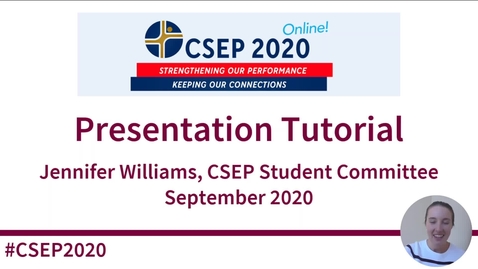 Thumbnail for entry CSEP 2020 Presentation Tutorial