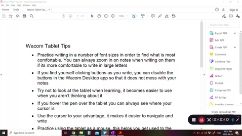 Thumbnail for Annotating PDF with Drawing Tablet