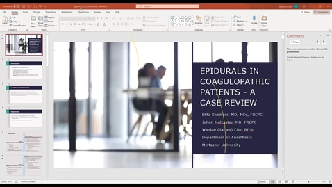 Thumbnail for entry June 9, 2021 Clinical Improvement Rounds - Dr. Ekta Khemani, Dr. Julian Mulcaster, and Wanjae (James) Cho