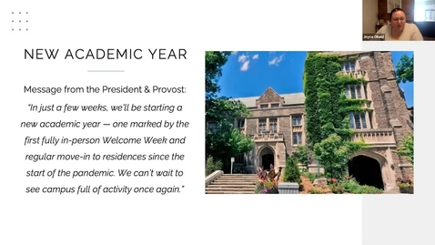 Thumbnail for New (Academic) Year, New You? | Dr. Joyce Obeid| August 25, 2022