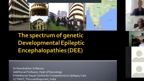 Thumbnail for The Spectrum of Genetic Developmental Epileptic Encephalopathies, Dr. Ramshekhar Menon, May 14th, 2021