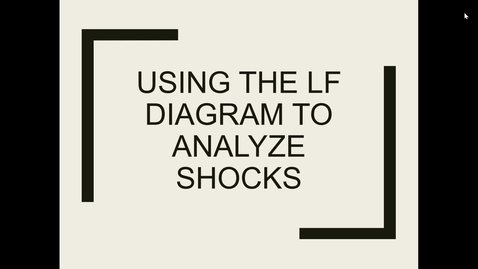 Thumbnail for entry 6-3 using the lf diagram to analyze shocks