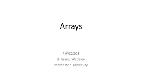 Thumbnail for entry PHYS2G03_Arrays1