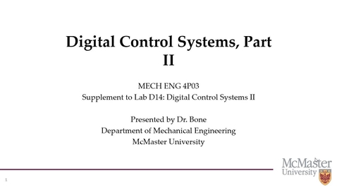 Thumbnail for Video Lecture_Lab D14-Digital Controls Systems Part 2