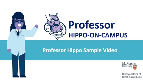 Thumbnail for Professor Hippo Sample Video