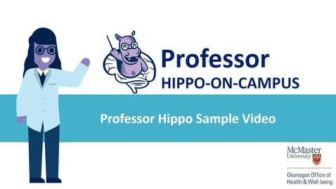 Thumbnail for entry Professor Hippo Sample Video